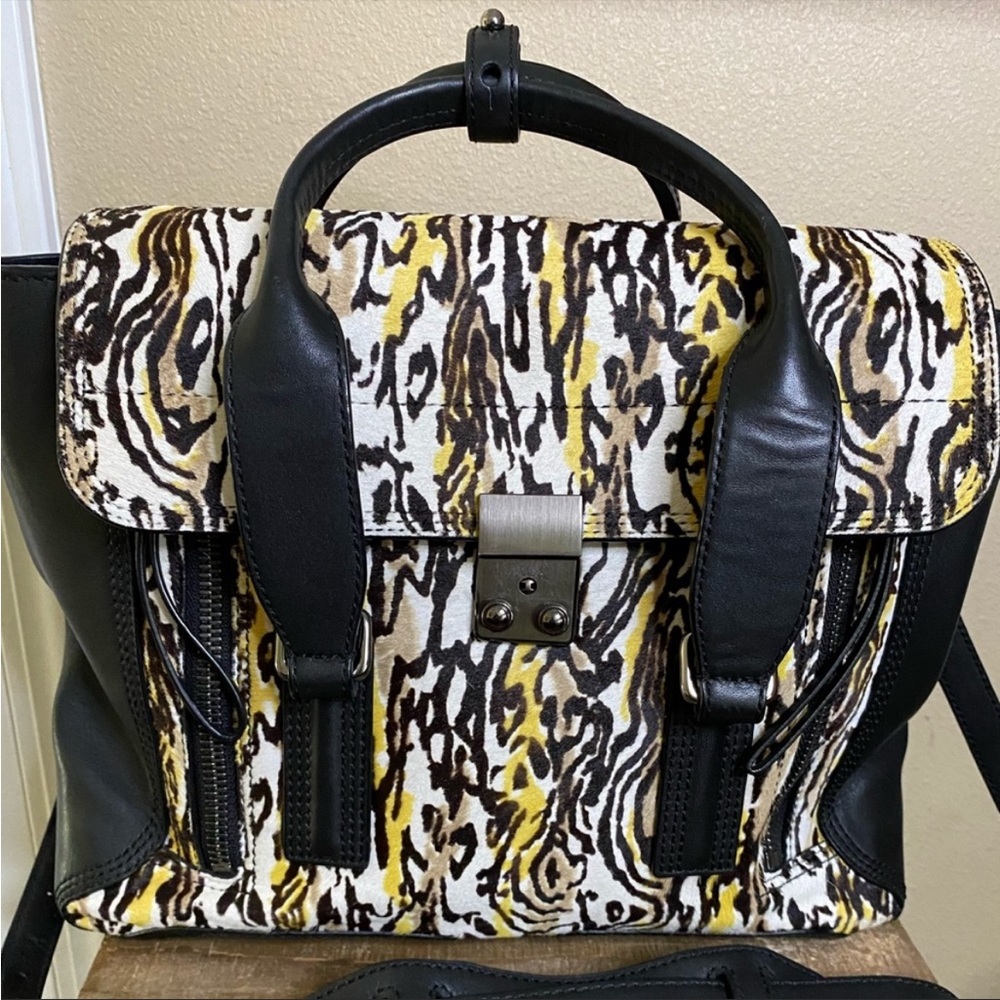 3.1 Philip Lim Calf Hair Leather Bag - Picture 4 of 14